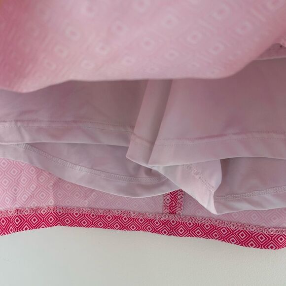 Lady Hagen Pink Geometric Print Golf Skort - Picture 2 of 4